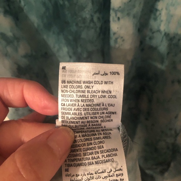 INC International Concepts Tie-Dye Button-Up Shirt - Picture 7 of 8